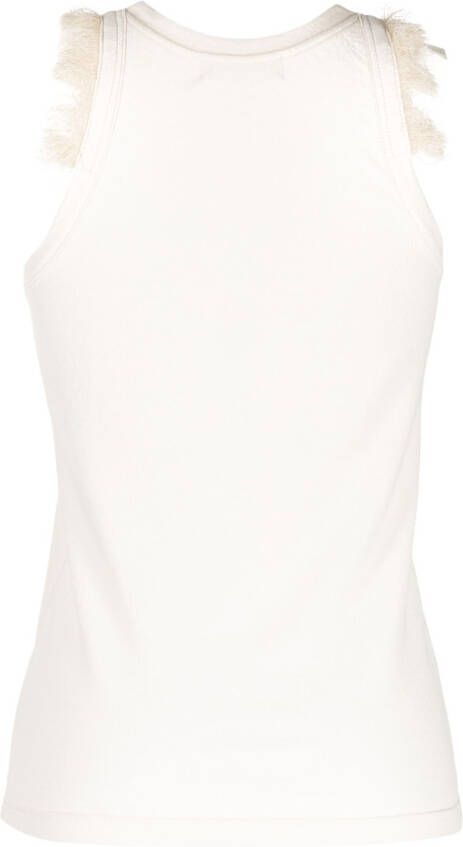 Muller Of Yoshiokubo Mouwloze tanktop Beige