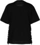 Muller Of Yoshiokubo T-shirt met franje Zwart - Thumbnail 2