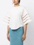 Muller Of Yoshiokubo T-shirt met uitgesneden mouwen Wit - Thumbnail 3