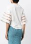 Muller Of Yoshiokubo T-shirt met uitgesneden mouwen Wit - Thumbnail 4
