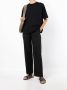 Muller Of Yoshiokubo T-shirt met verlaagde schouders Zwart - Thumbnail 2