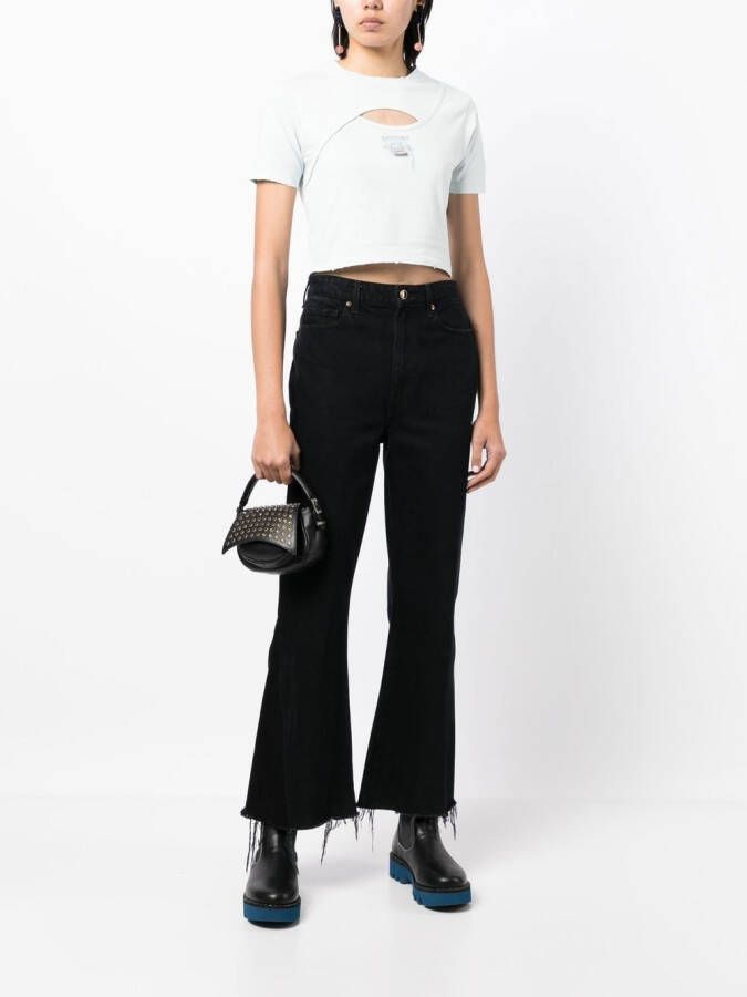 Musium Div. Cropped top Blauw