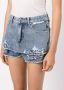 Musium Div. Denim shorts Blauw - Thumbnail 5
