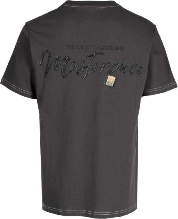 Musium Div. T-shirt met logoprint Grijs