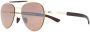 Mykita Bril met piloten montuur Bruin - Thumbnail 1