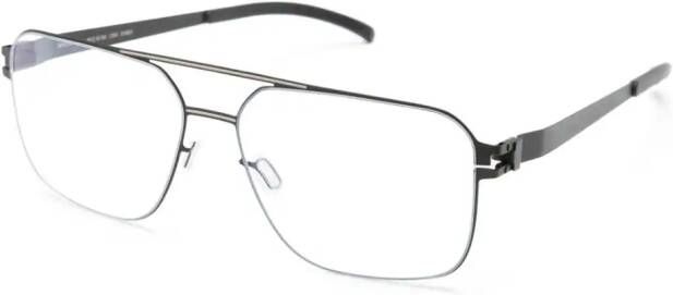 Mykita Bril met piloten montuur Zwart