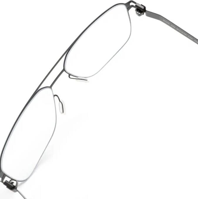 Mykita Bril met piloten montuur Zwart