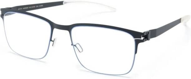 Mykita Bril met rechthoekig montuur Blauw