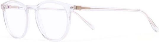 Mykita Bril met rond montuur Wit
