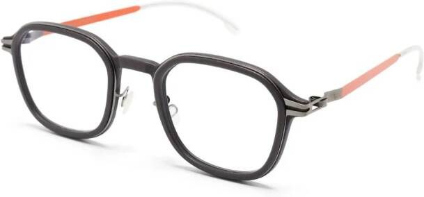 Mykita Bril met vierkant montuur Zwart