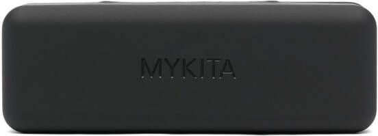 Mykita Dayo zonnebril met rond montuur Zwart