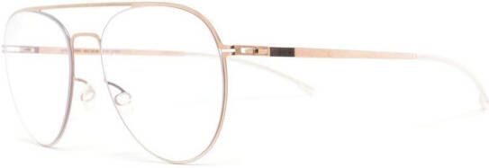 Mykita Eero bril met piloten montuur Zilver
