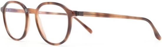 Mykita Ekon bril met rond montuur Bruin