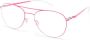 Mykita Niken bril met piloten montuur Roze - Thumbnail 2