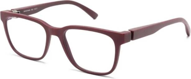 Mykita Solo bril met D-montuur Rood