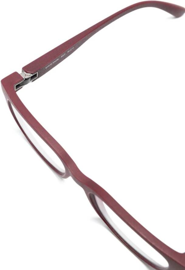 Mykita Solo bril met D-montuur Rood