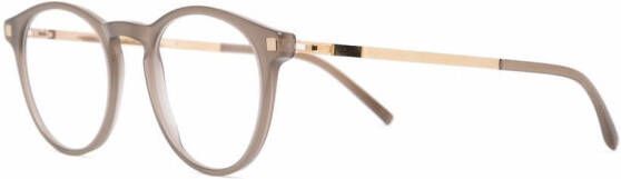Mykita Talini bril met rond montuur Beige