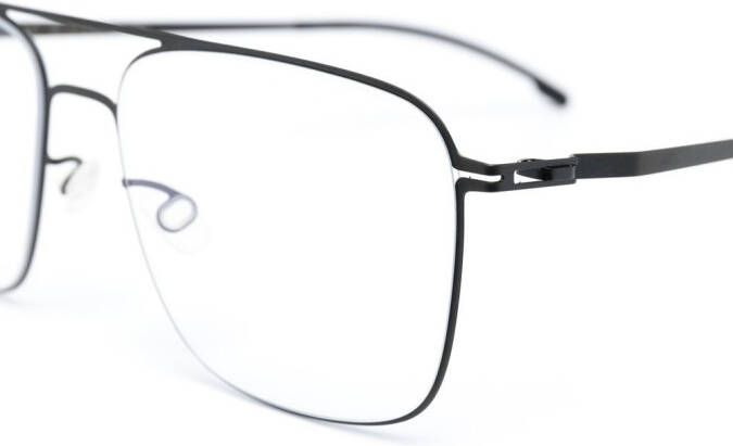 Mykita Bril met vierkant montuur Zwart