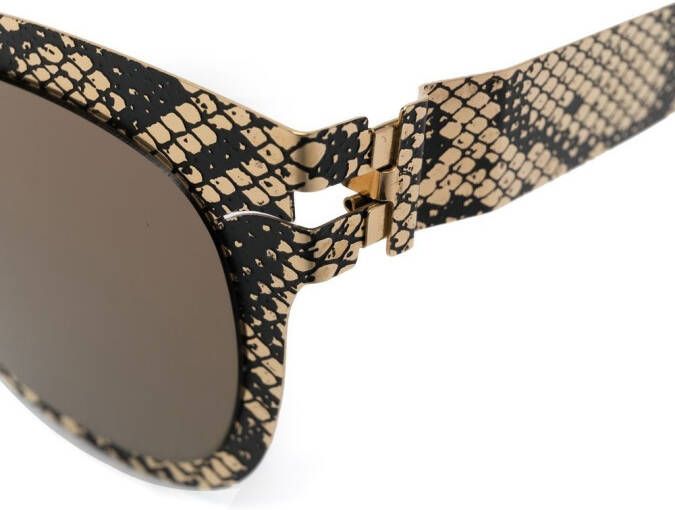 Mykita Wayfarer zonnebril Goud