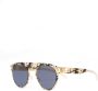 Mykita x Maison Margiela ronde zonnebril Goud - Thumbnail 2