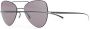 Mykita x Maison Margiela zonnebril met piloten montuur Zwart - Thumbnail 2