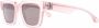 Mykita x Maison Margiela zonnebril met vierkant montuur Roze - Thumbnail 2