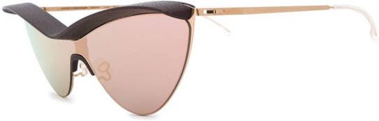 Mykita x Maison Margiela zonnebril Zwart