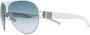Mykita Zonnebril met oversized montuur Wit - Thumbnail 2