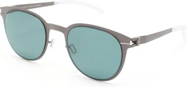 Mykita Zonnebril met rond montuur Grijs