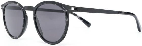 Mykita Zonnebril met rond montuur Zwart