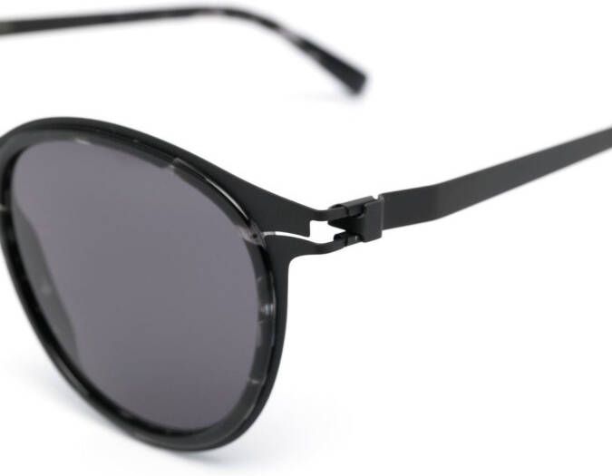 Mykita Zonnebril met rond montuur Zwart