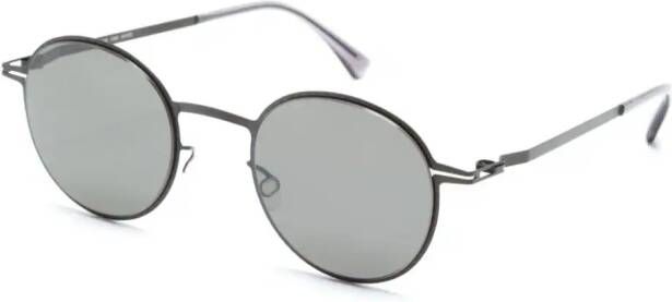 Mykita Zonnebril met rond montuur Zwart