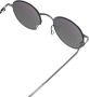 Mykita Zonnebril met rond montuur Zwart - Thumbnail 3