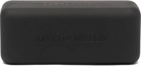 Mykita Zonnebril met rond montuur Zwart