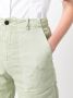 Myths Straight broek met tonale stiksels en zakken Groen - Thumbnail 5