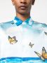 Nahmias Overhemd met vlinderprint Blauw - Thumbnail 5