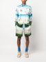 Nahmias Zijden shorts Blauw - Thumbnail 2