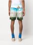 Nahmias Zijden shorts Blauw - Thumbnail 4