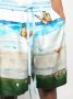 Nahmias Zijden shorts Blauw - Thumbnail 5