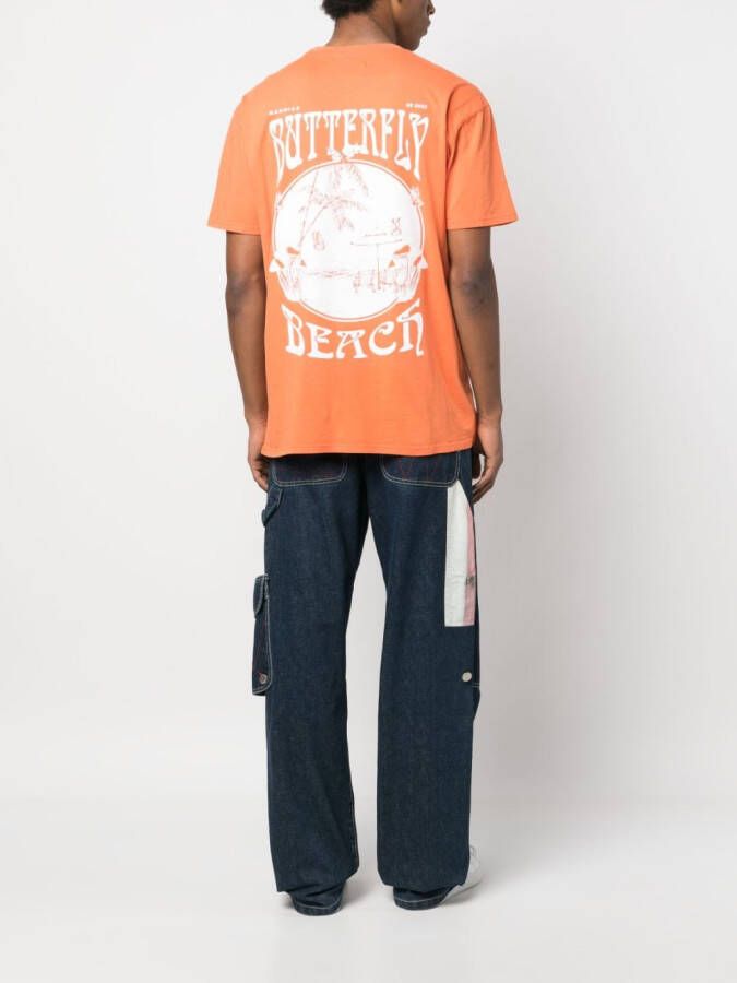 Nahmias T-shirt met print Oranje