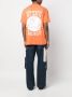 Nahmias T-shirt met print Oranje - Thumbnail 2