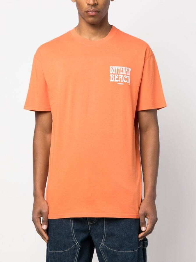 Nahmias T-shirt met print Oranje