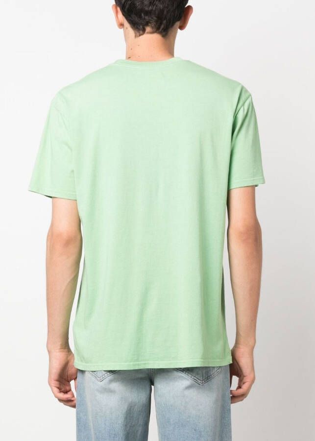 Nahmias T-shirt met logoprint Groen