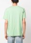 Nahmias T-shirt met logoprint Groen - Thumbnail 4