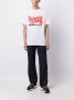 Nahmias T-shirt met logoprint Wit - Thumbnail 2