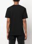 Nahmias T-shirt met logoprint Zwart - Thumbnail 4