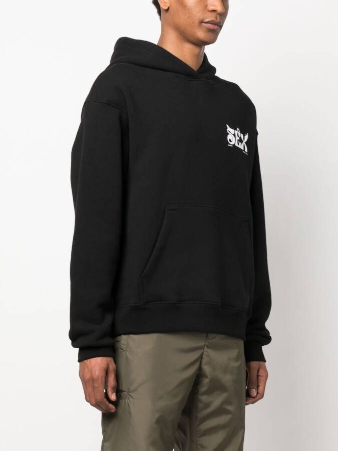 Nahmias Hoodie met print Zwart