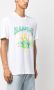 Nahmias T-shirt met logoprint Wit - Thumbnail 3