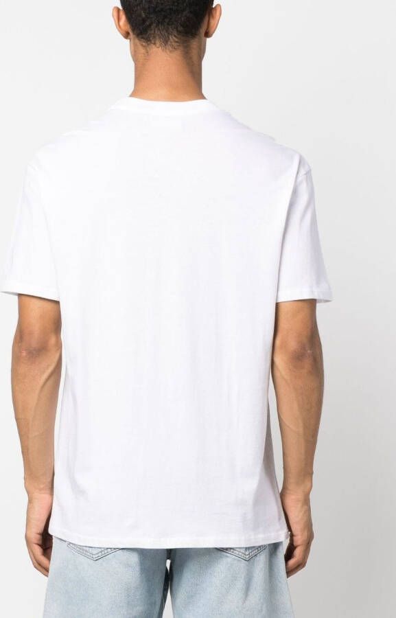 Nahmias T-shirt met logoprint Wit