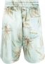 Nahmias Zijden shorts Blauw - Thumbnail 2